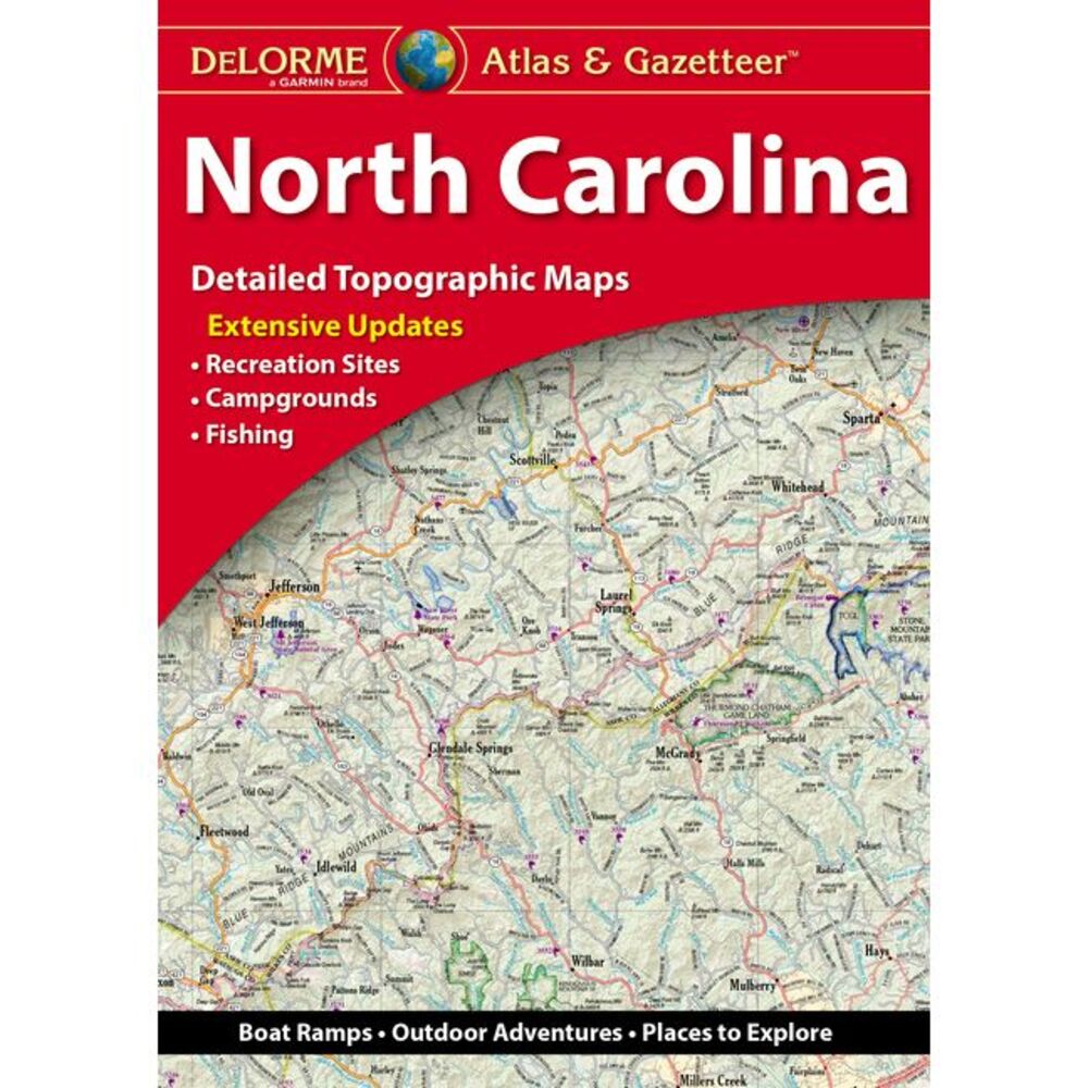Delorme Atlas & Gazetteer North Carolina -- Delorme